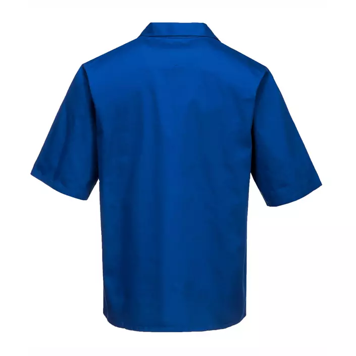 Portwest kortermet kokkeskjorte, Kongeblå, large image number 1
