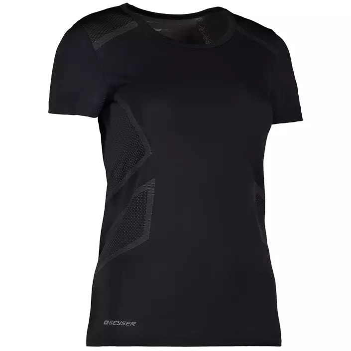 GEYSER Seamless women's T-shirt, Black, large image number 1
