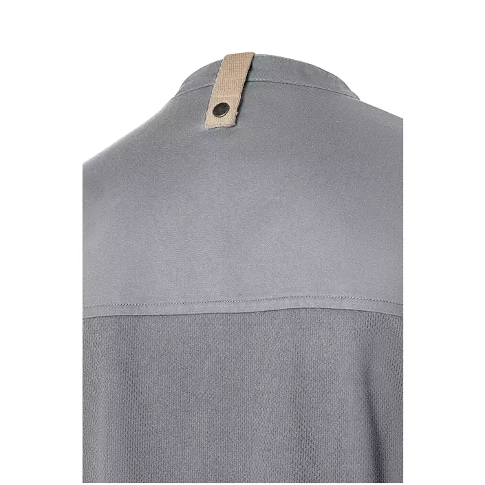 Karlowsky Green-Generation short sleeved chefs jacket, Platinum grey, large image number 5