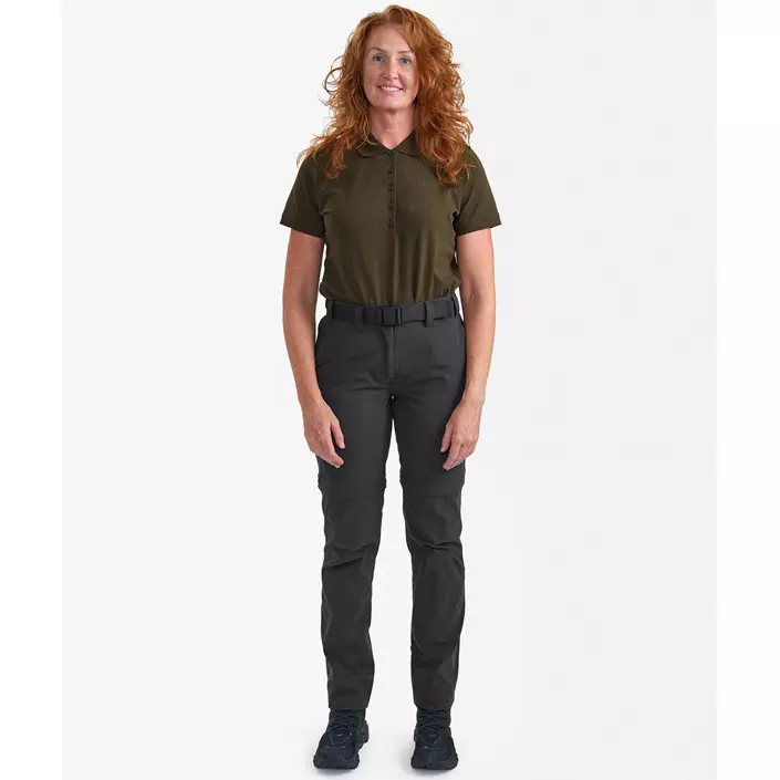 Deerhunter Slogen women's zip-off trousers, Black Ink, large image number 6