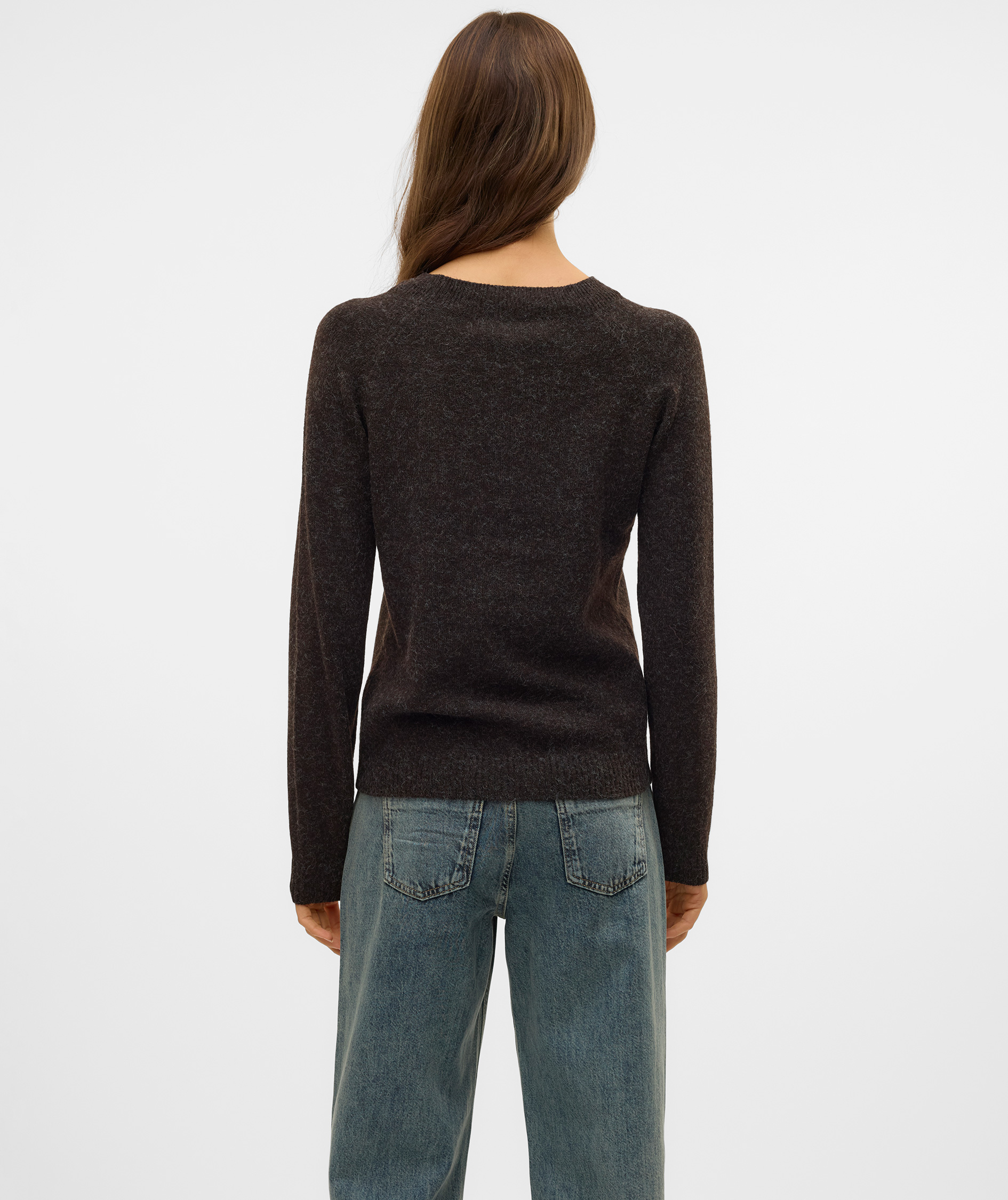 Vero Moda VMDOFFY women's knitted pullover, Chocolate Torte, large image number 2