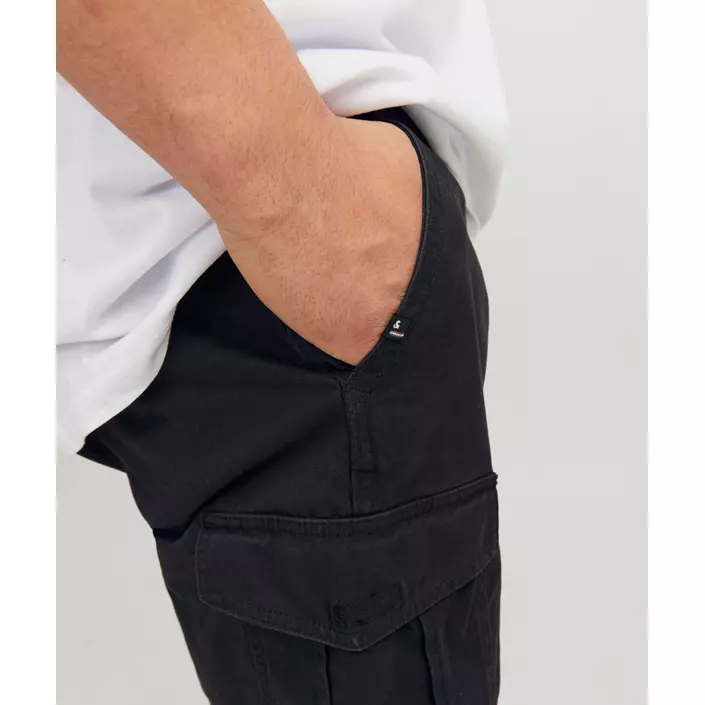Jack & Jones Plus JPSTMARLEY Cargoshorts, Black, large image number 4