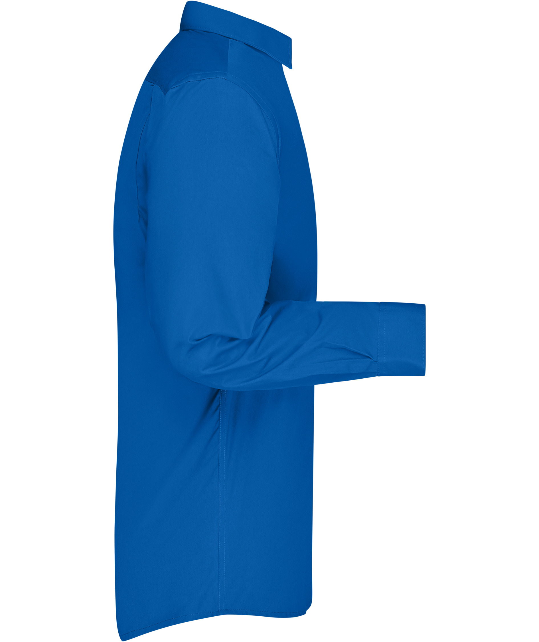 James & Nicholson modern fit  skjorta, Kungsbl&aring;, large image number 2