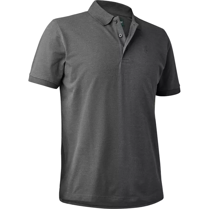 Deerhunter Harris polo shirt, Dark Grey Melange, large image number 0