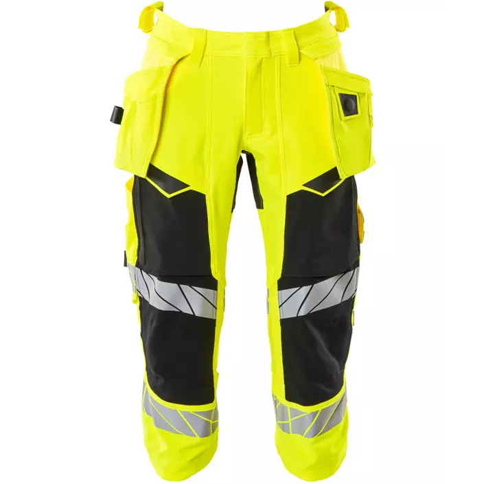 Mascot Accelerate Safe craftsman knee pants full stretch, Hi-vis Yellow/Black, large image number 0