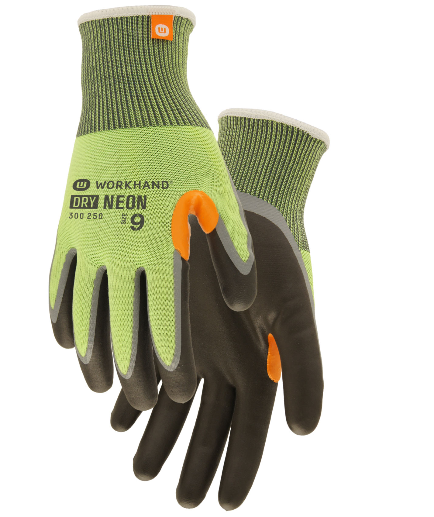 Workhand Dry Neon vinterarbetshandskar, Yellow