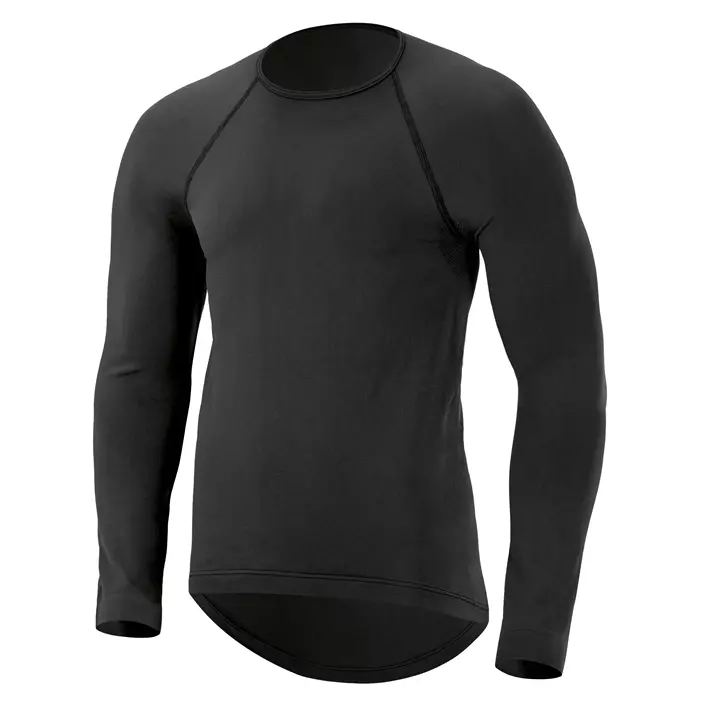 Worik Zephir long-sleeved thermal undershirt, Black, large image number 0