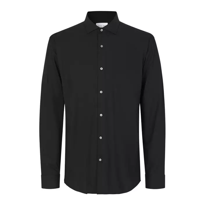 Seven Seas hybrid Modern fit shirt, Black, large image number 0