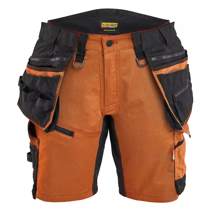 Blåkläder Striker Damen Handwerkershorts, Rost/schwarz, large image number 0