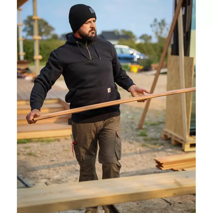 Carhartt Rain Defender hættetrøje, Black, large image number 1