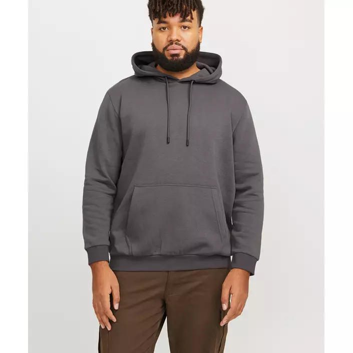 Jack & Jones Plus JJEBRADLEY Hoodie, Castlerock, large image number 1