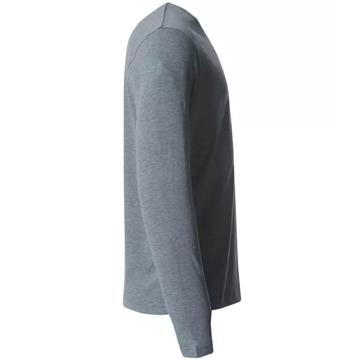 Clique Basic-T langärmliges T-Shirt, Grey melange, large image number 2