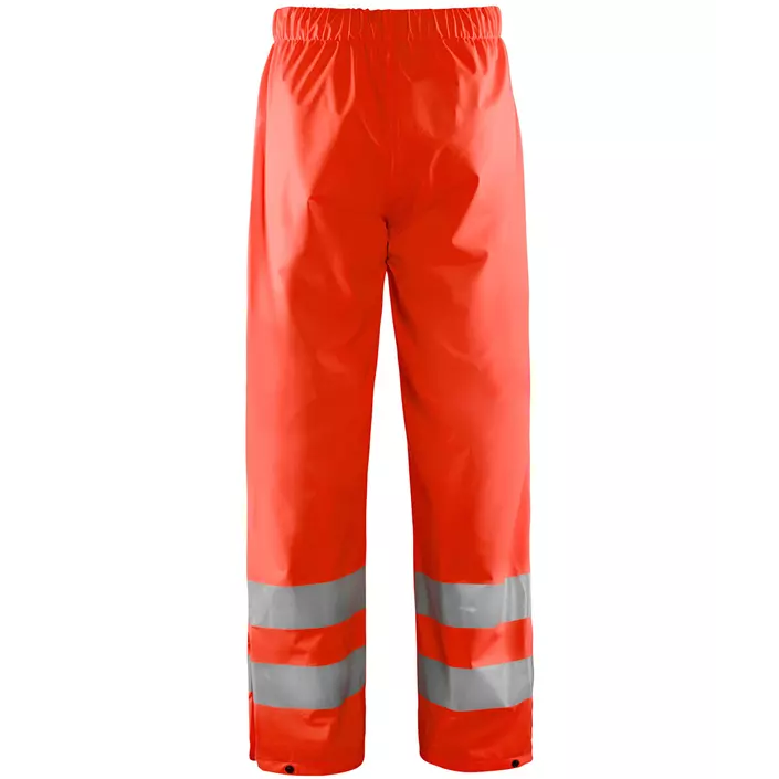 Blåkläder rain trousers, Hi-Vis Red, large image number 1