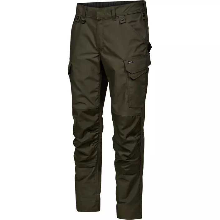 Engel Entire arbejdsbukser, Forest green, large image number 5