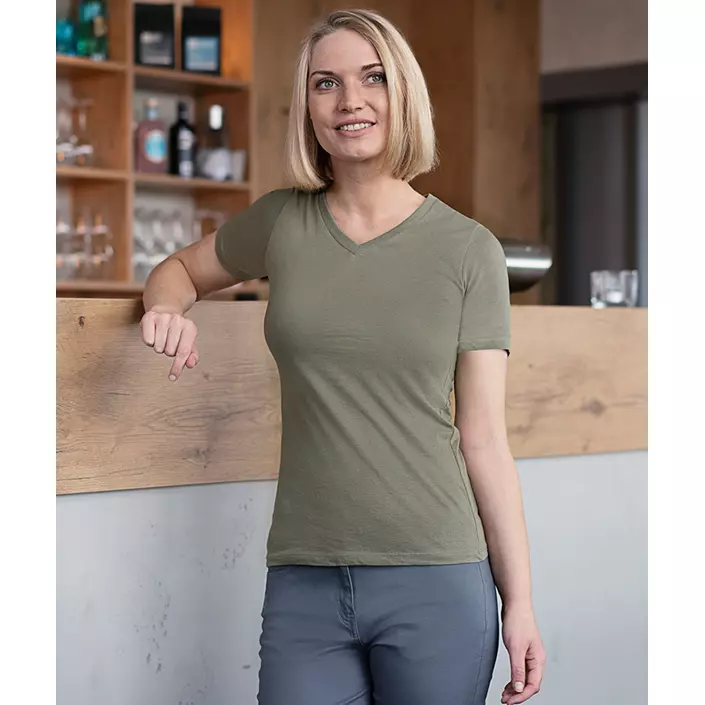 Karlowsky Casual-Flair dame T-Shirt, sage, large image number 1