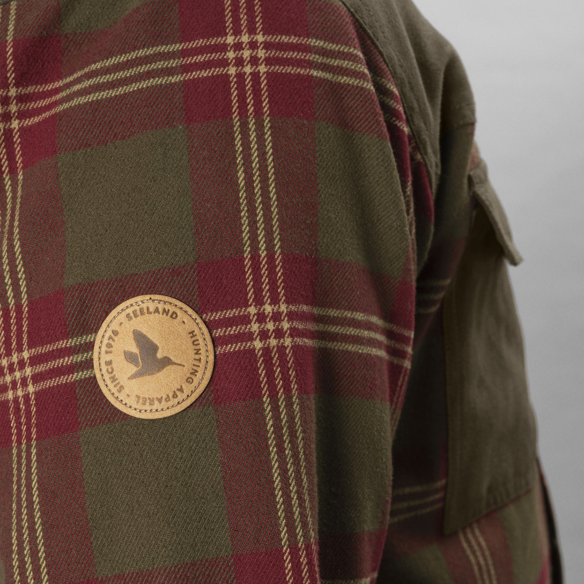 Seeland Vancouver flanell overshirt, Red Check, large image number 6