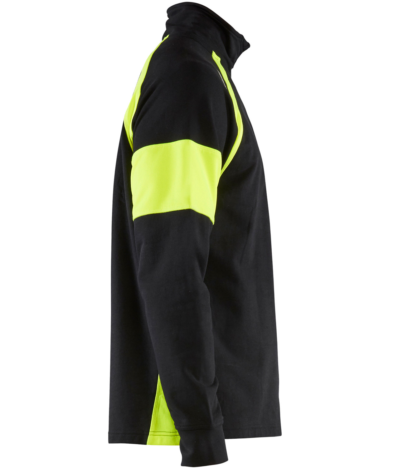 Bl&aring;kl&auml;der Visible sweatshirt, Svart/Hi-Vis Gul, large image number 3