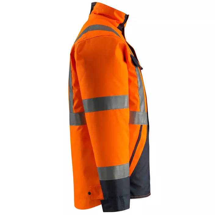 Mascot Safe Light Penrith winter jacket, Hi-vis Orange/Marine, large image number 3