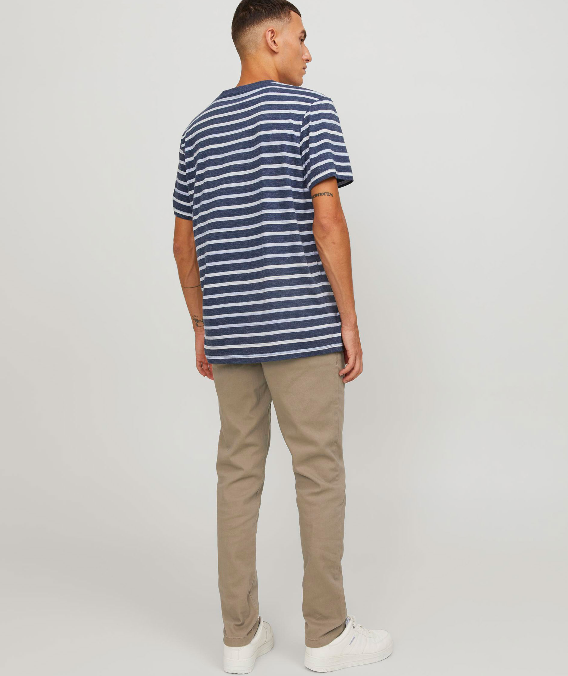 Jack & Jones JPSTMARCO JJDAVE 2-Pak Chinohose, Beige/Navy Blazer, Beige/Navy Blazer, large image number 4