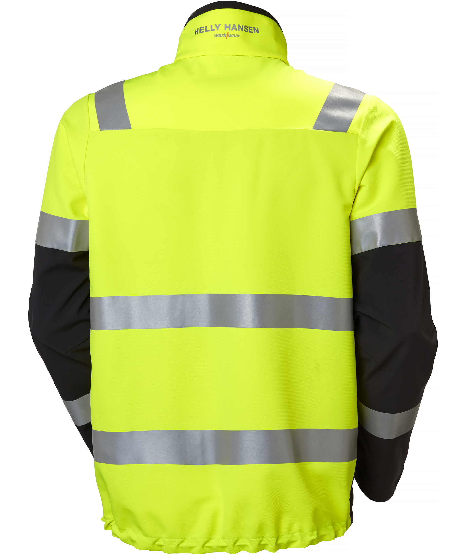 Helly Hansen Alna 4X Tech arbejdsjakke full stretch, Hi-vis Gul/Ebony, large image number 2