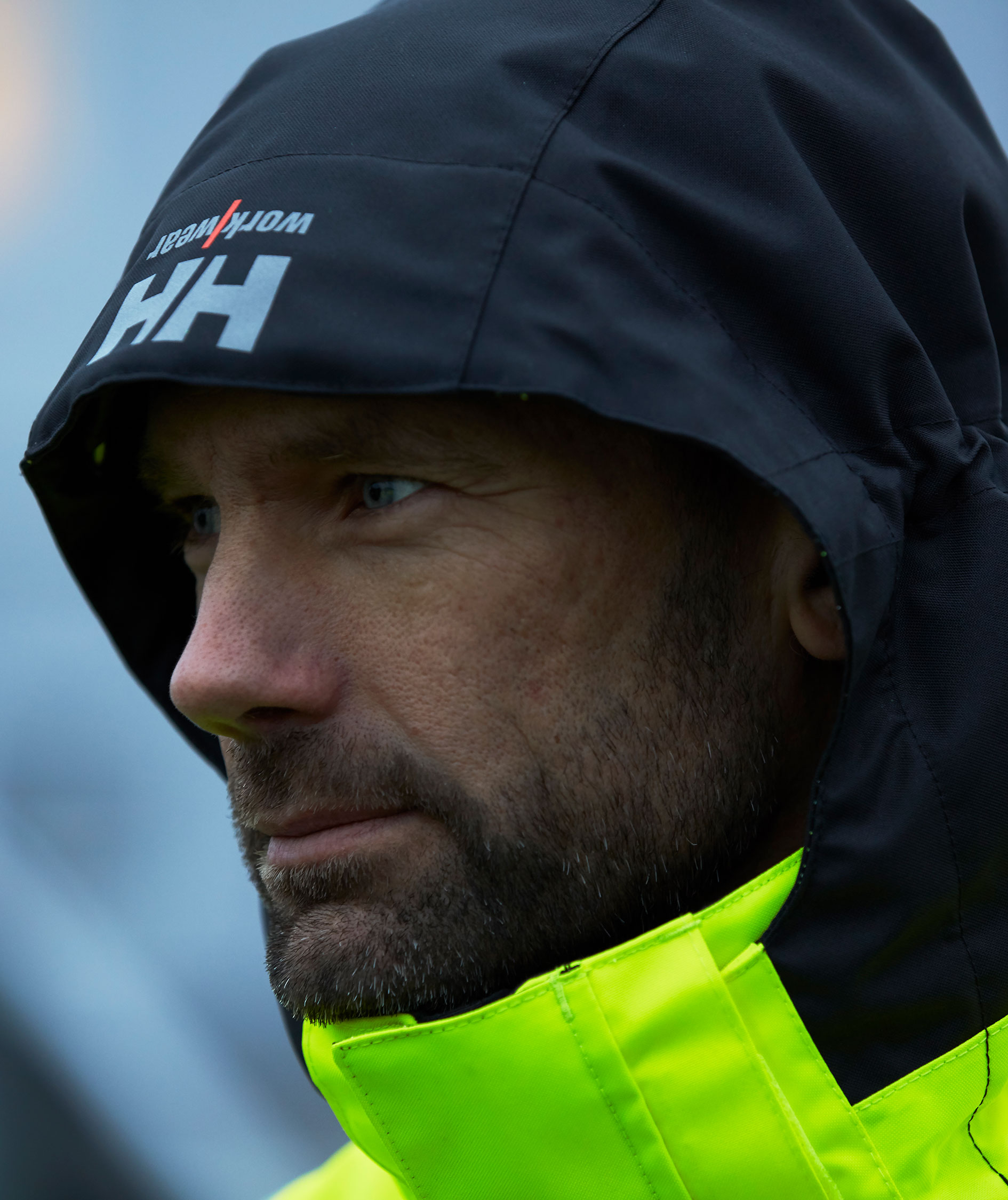 Helly Hansen ICU winter jacket, Hi-vis yellow/charcoal, large image number 4