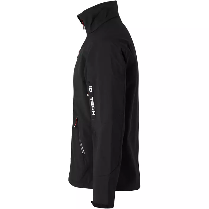 ID softshell jacket, Black, large image number 2