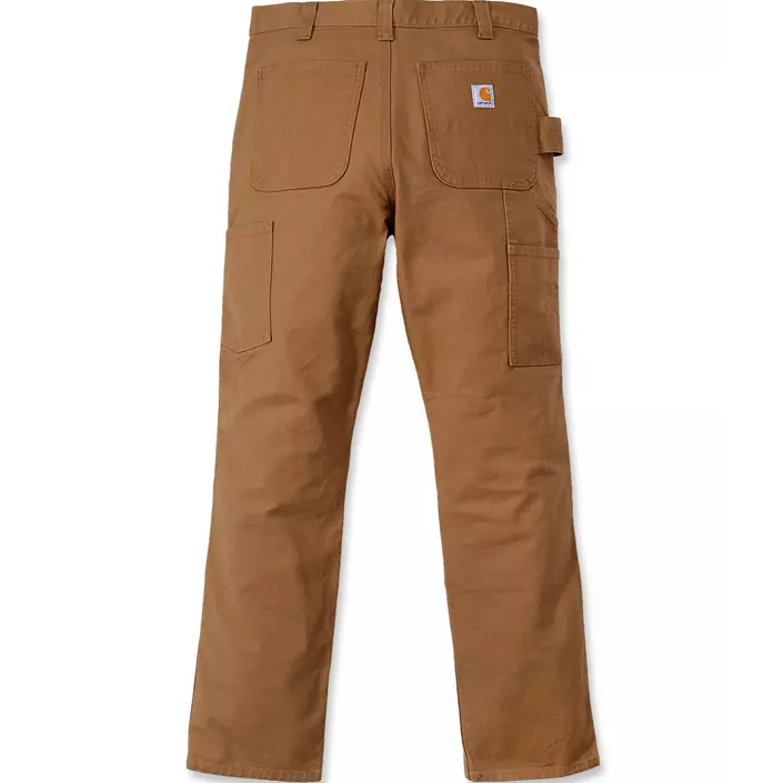 Carhartt Stretch Duck Double Front arbeidsbukse, Brun, large image number 1