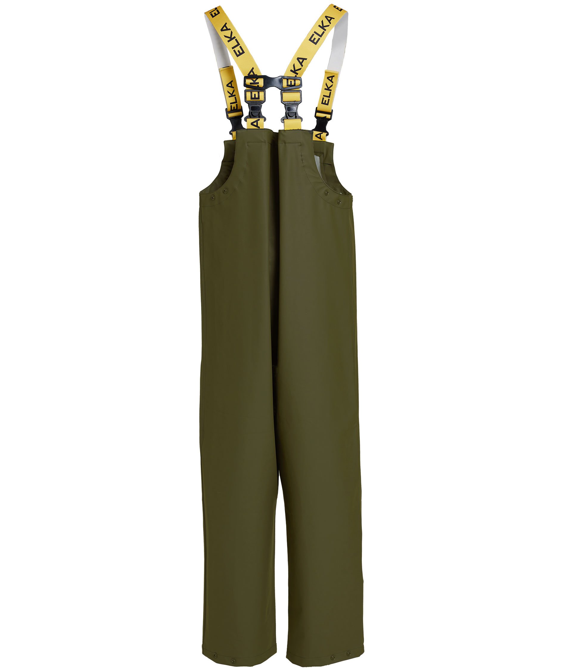 ELKA Elements PU/PVC rain bib and brace, Olive Green, large image number 2
