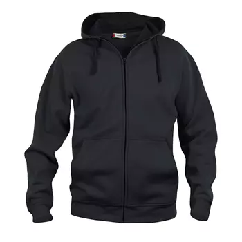 Clique Basic Kapuzensweatshirt mit Reißverschluss, Schwarz