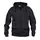 Clique Basic Hoody hoodie with full zipper, Black, Black, swatch