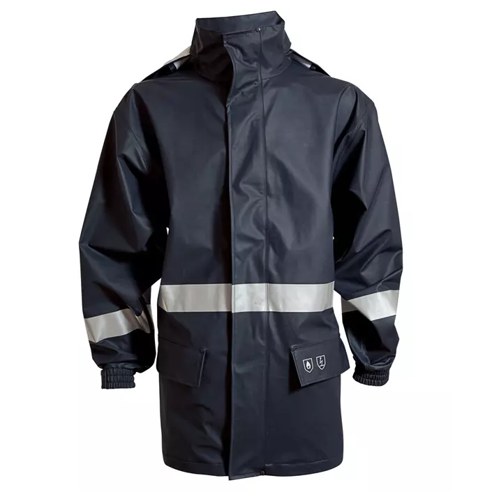 Elka Securetech Multinorm PU raincoat, Marine Blue, large image number 0