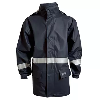 Elka Securetech Multinorm PU raincoat, Marine Blue