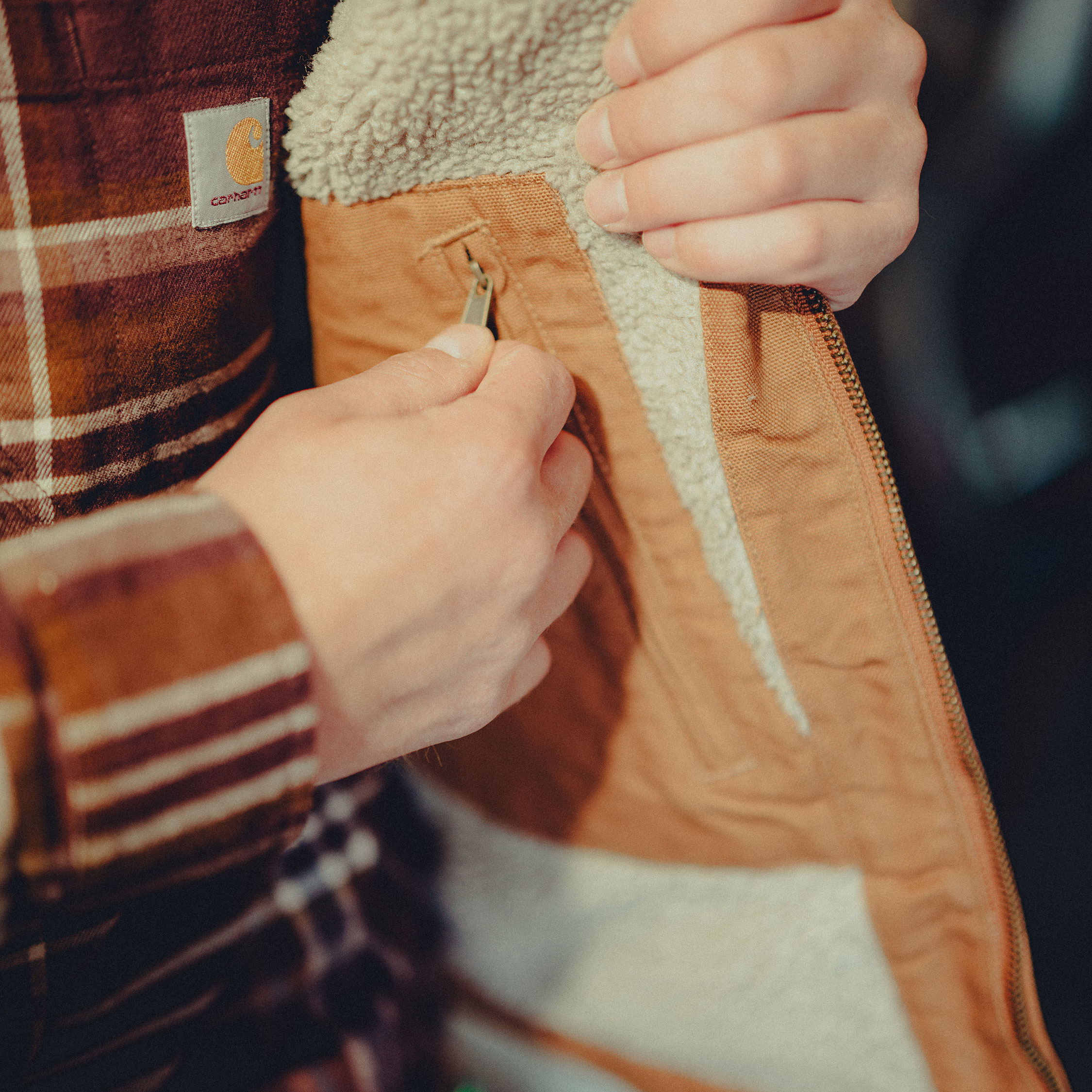 Carhartt&nbsp;Mock Neck vest, Carhartt Brown, large image number 4