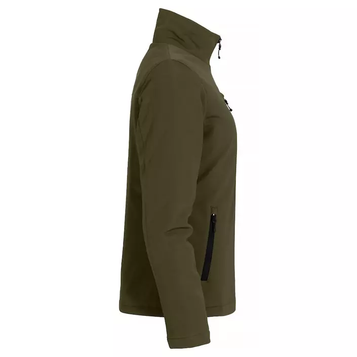 Clique lined women's softshell jacket, Fog Green, large image number 4
