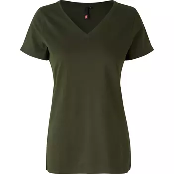 ID Damen T-Shirt, Olivgrün