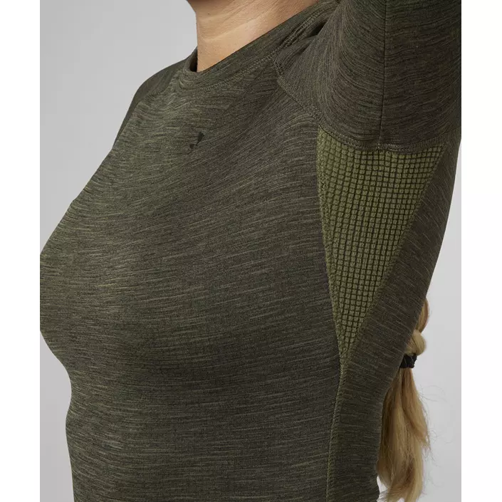 Seeland Active dameskjorte langermet T-skjorte, Pine green, large image number 4