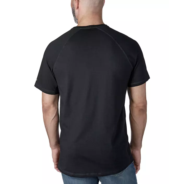Carhartt Force Logo Graphic T-skjorte, Black, large image number 2