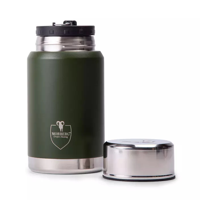 MORBERG by Orrefors Hunting thermos bottle for food 0,6 L, Green, Green, large image number 0