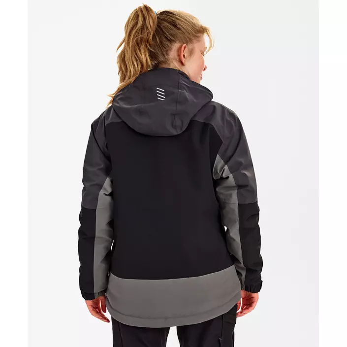 Engel Entire dame vinterjakke, Black/Anthracite Grey, large image number 4