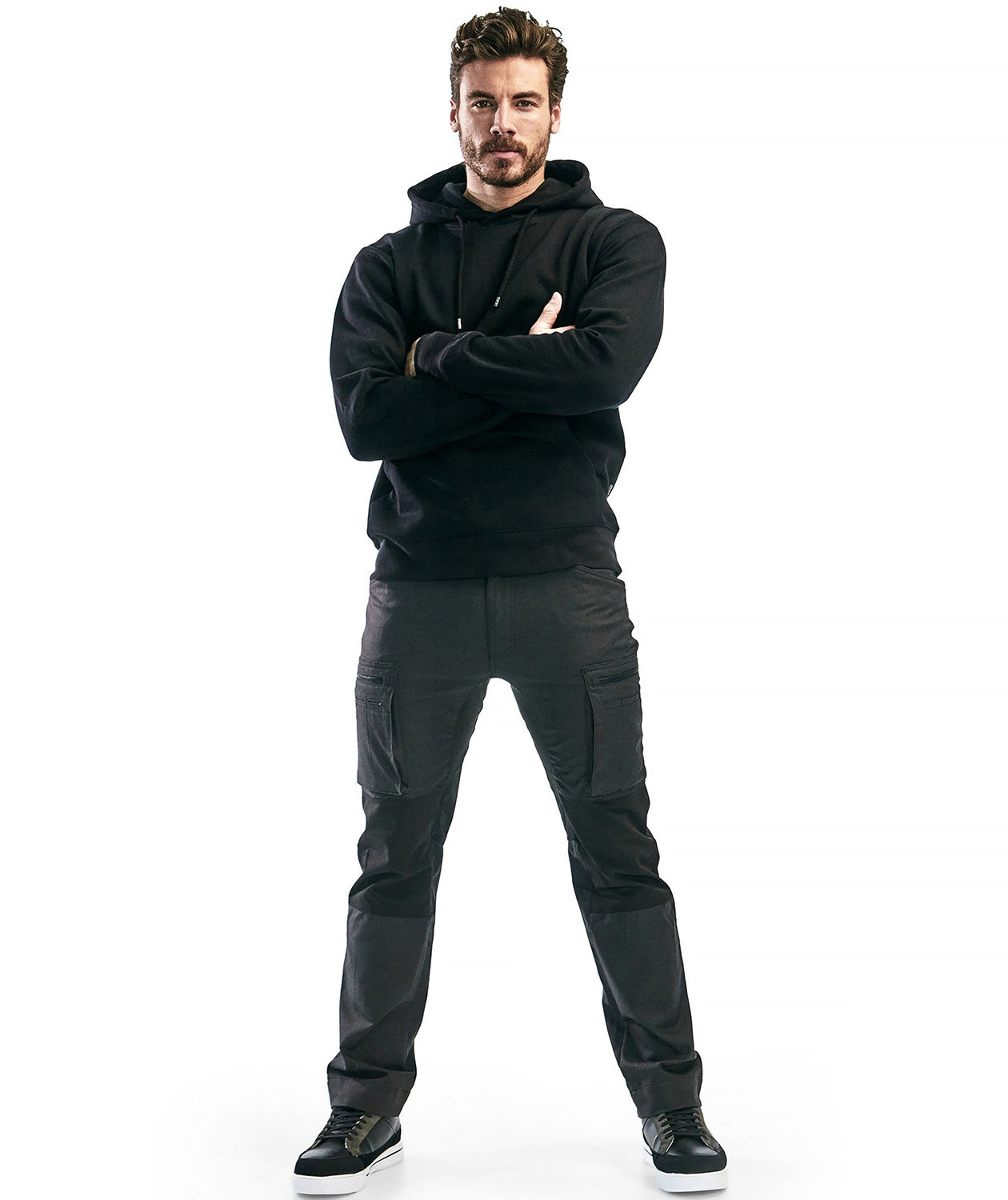 Bl&aring;kl&auml;der hoodie, Svart