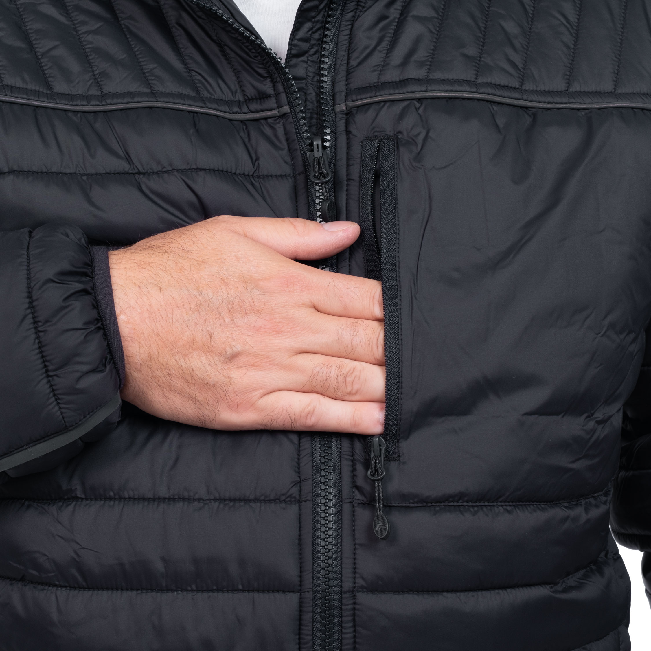 Pitch Stone Active-Pro Zip-in quilted jacket, Black, large image number 7