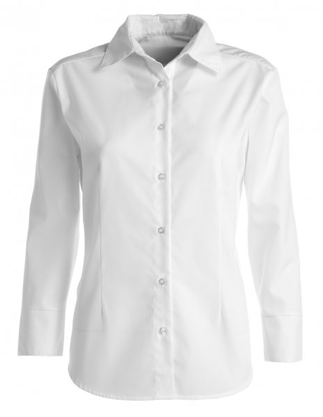 Kentaur modern fit women's shirt, 7/8-length sleeves, White