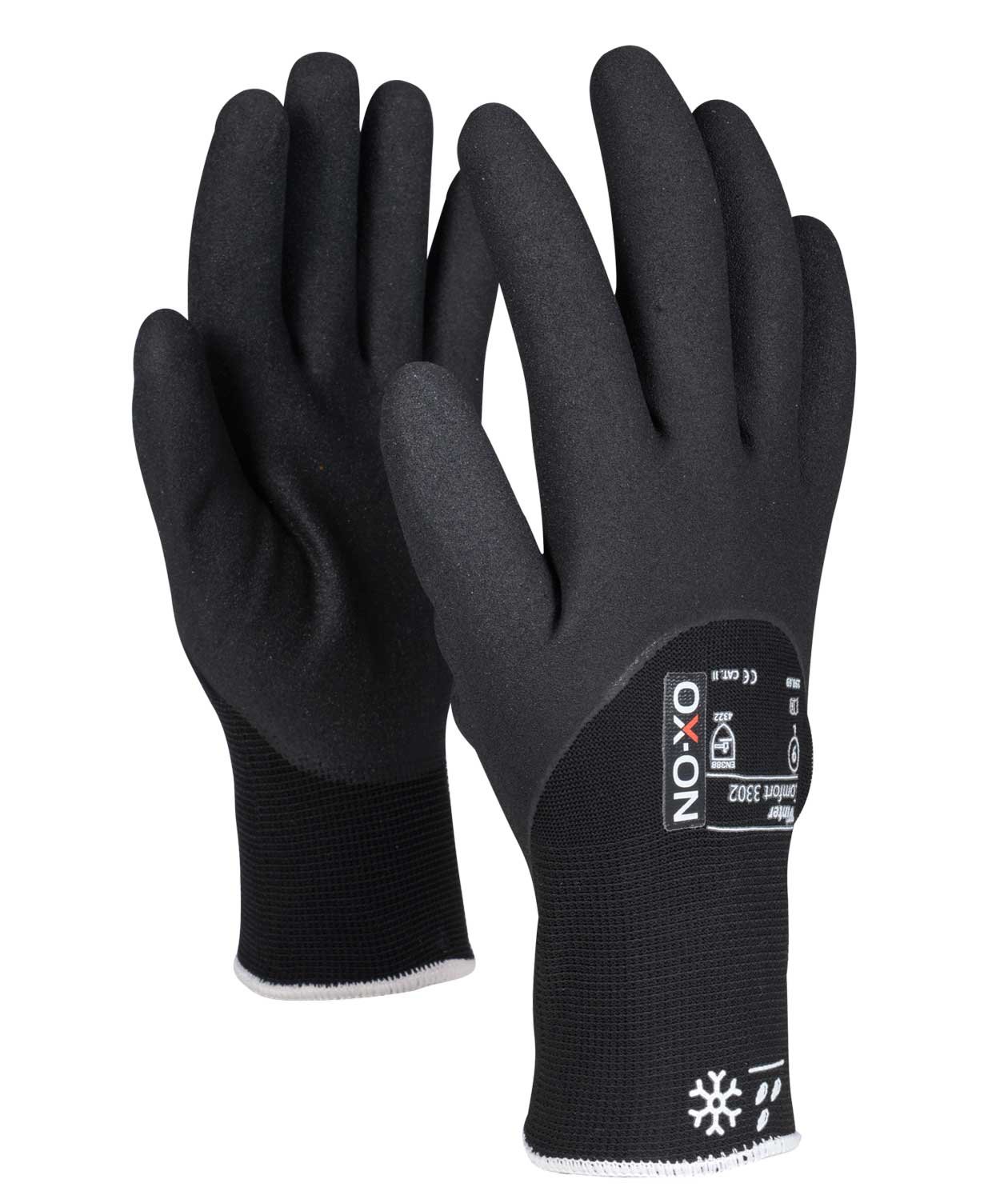 OX-ON Winter Comfort 3302 work gloves, Black