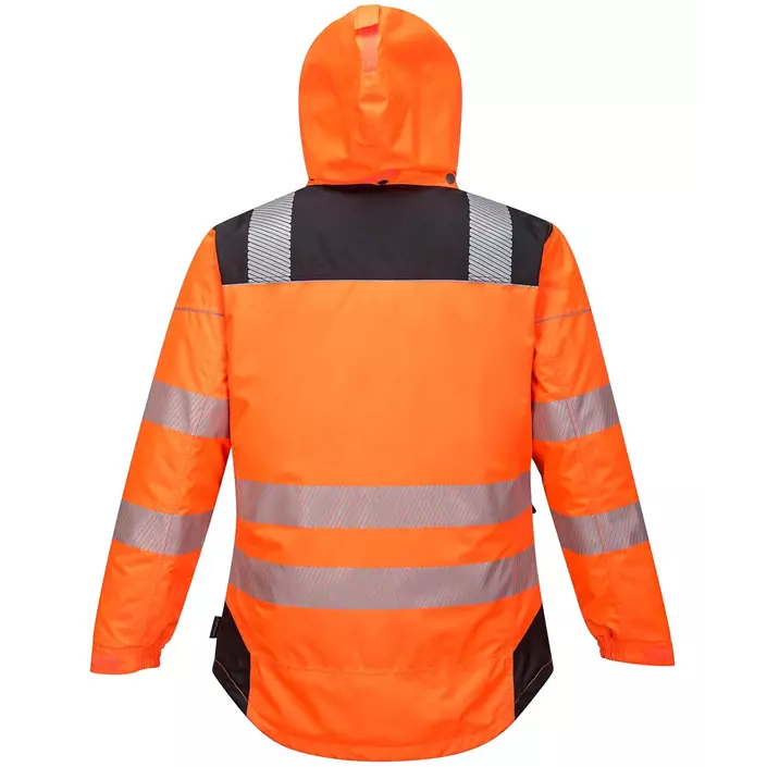 Portwest PW3 winter jacket, Hi-Vis Orange/Black, large image number 1