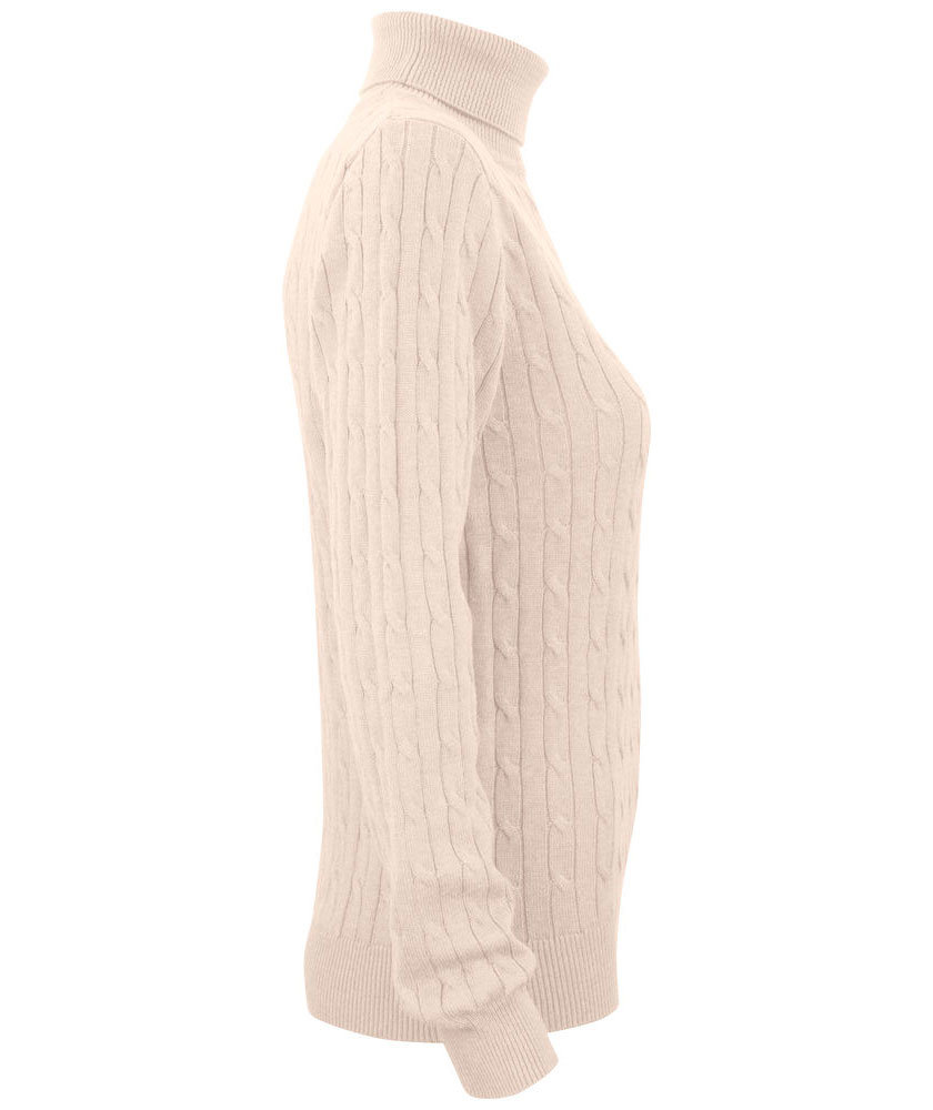 Cutter & Buck Blakely Damen Rollkragen, Sand melange, large image number 2