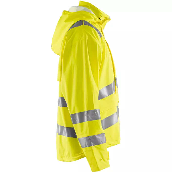 Blåkläder Anti-Flame rain jacket, Hi-Vis Yellow, large image number 4