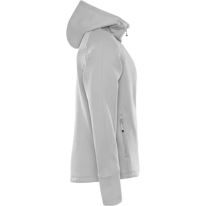 Fristads Cobalt Polartec® hoodie med dragkedja dam, Grå Melange, large image number 4