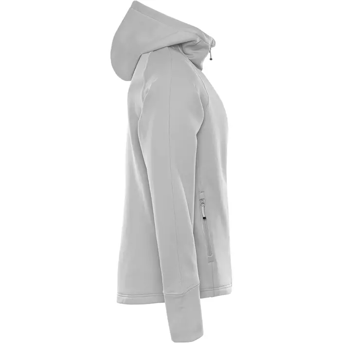Fristads Cobalt Polartec® women's hoodie with zipper, Grey Melange, large image number 4