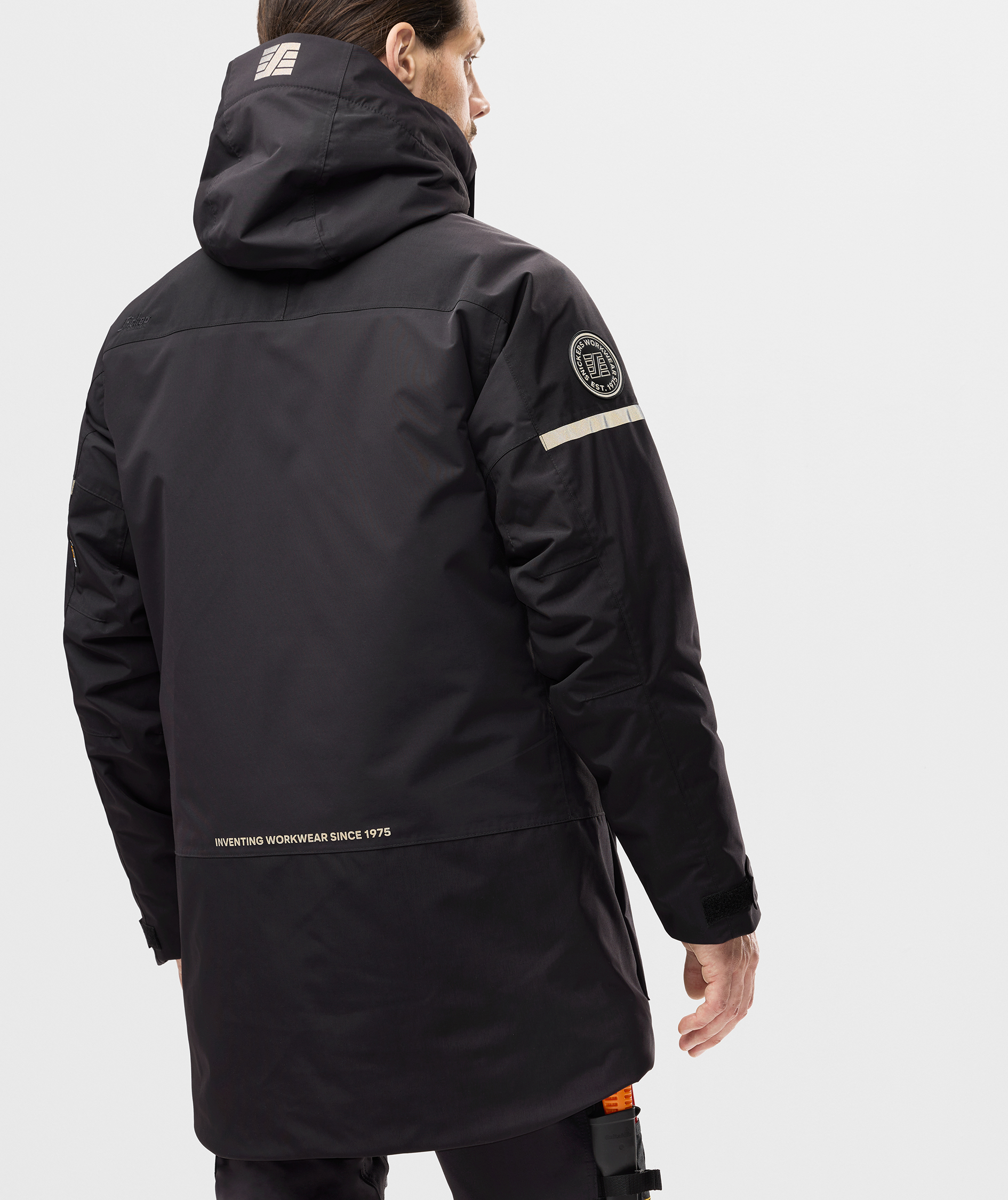 Snickers AllroundWork parka 1801, Black, large image number 3