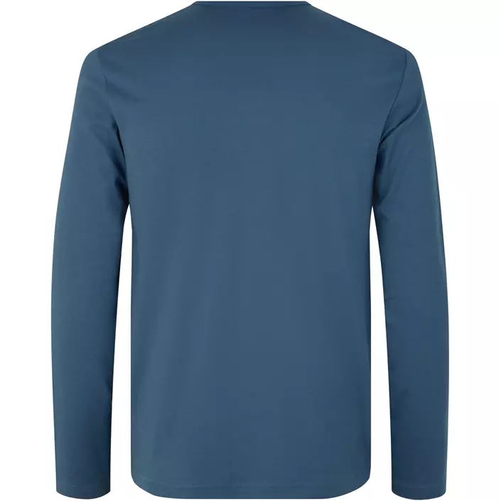 ID Identity Interlock långärmad T-shirt, Indigoblå, large image number 1